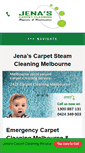 Mobile Screenshot of jenascarpetcleaning.com.au